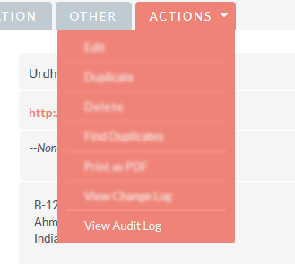 SuiteCRM Advanced audit log button on detailview