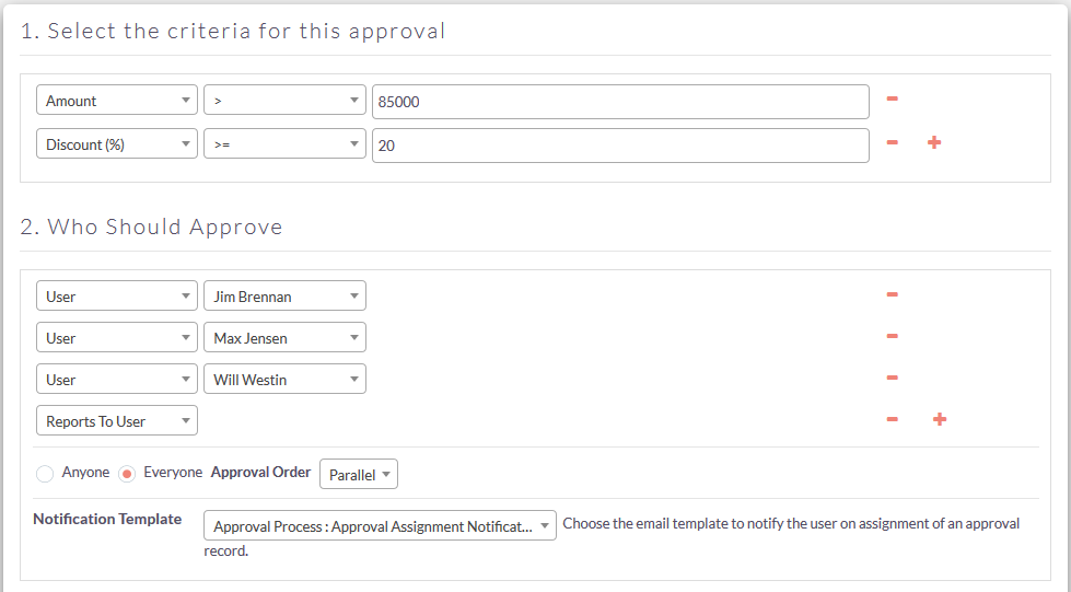 Set up approval process for SuiteCRM