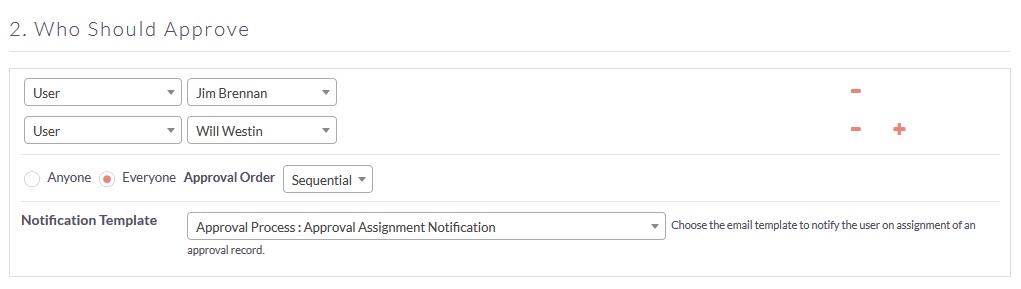 SuiteCRM Approval Process - Who Should Approve