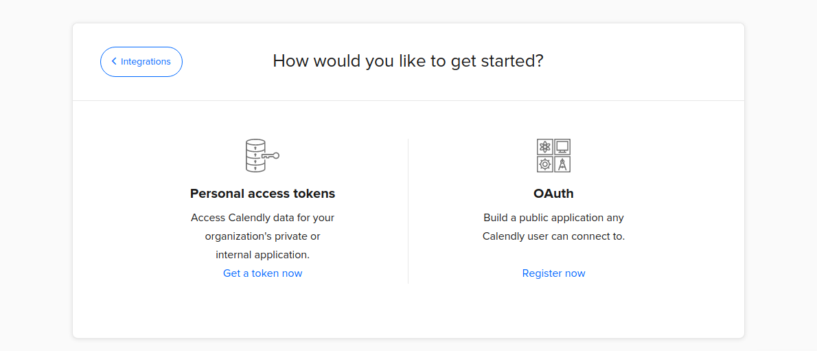 Get API Token from Calend... | Calendly Integration