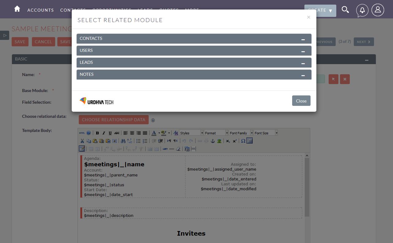 DocParser choose relationship data