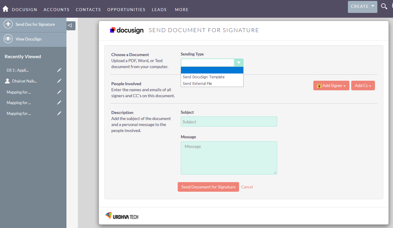 Docusign for SuiteCRM