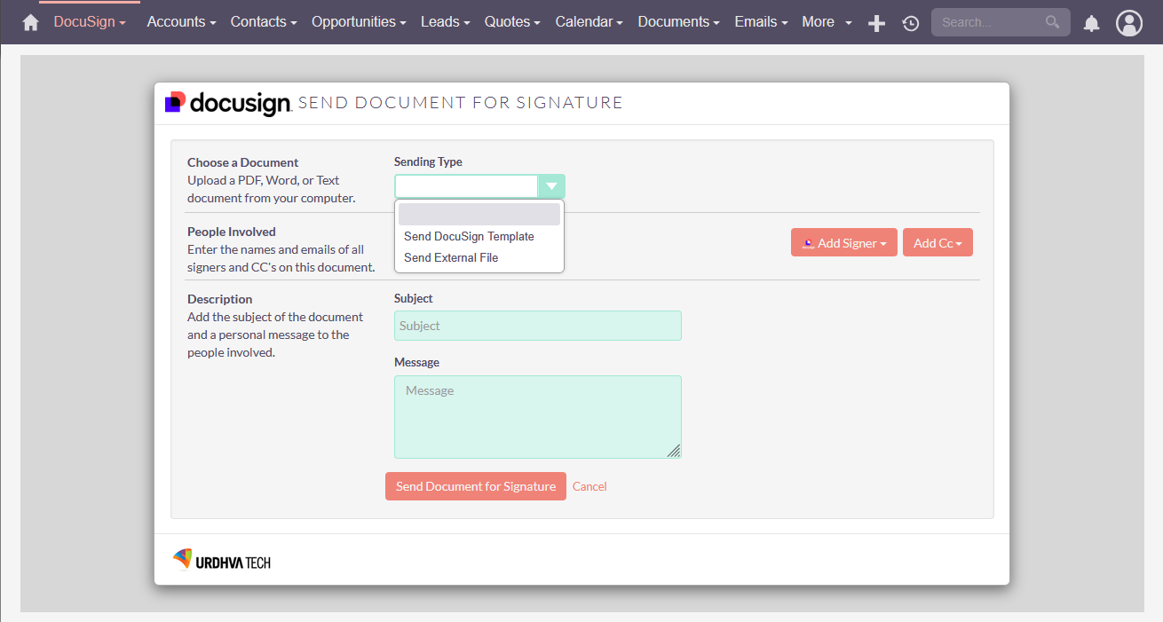 Docusign for SuiteCRM