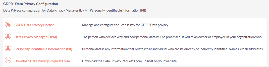 GDPR Data Privacy Configuration for SuiteCRM