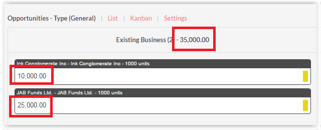 Kanban Edit View