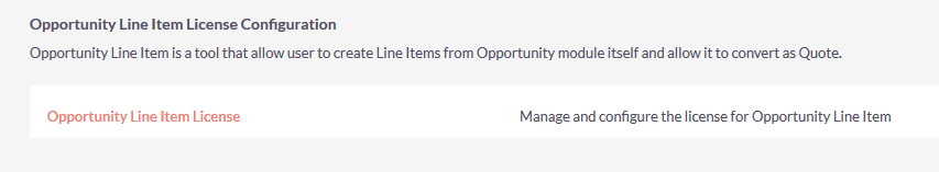 Opportunity Line Item for SuiteCRM