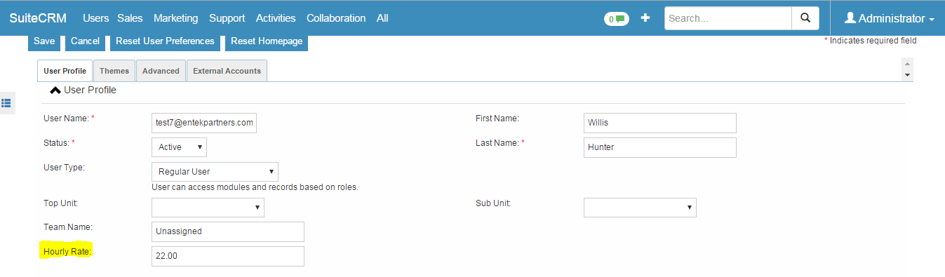 User Guide | SuiteCRM Timesheets & Invoicing