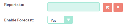 sales forecast and quota date filter