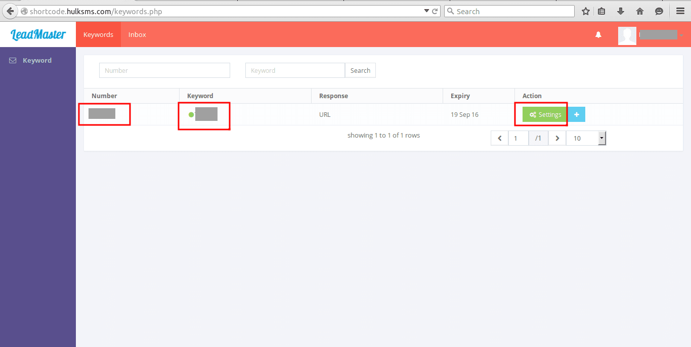 SuiteCRM SMS Inbound Settings