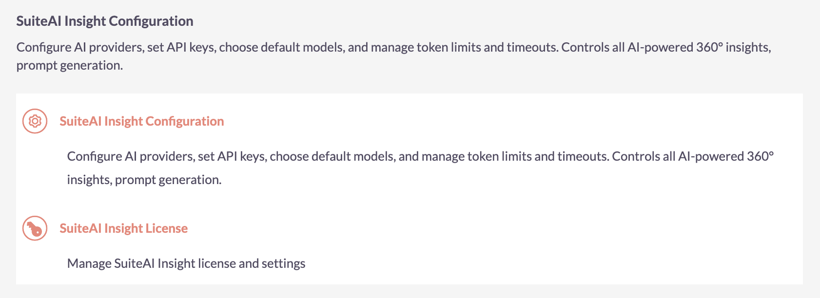 ai integration license for SuiteCRM
