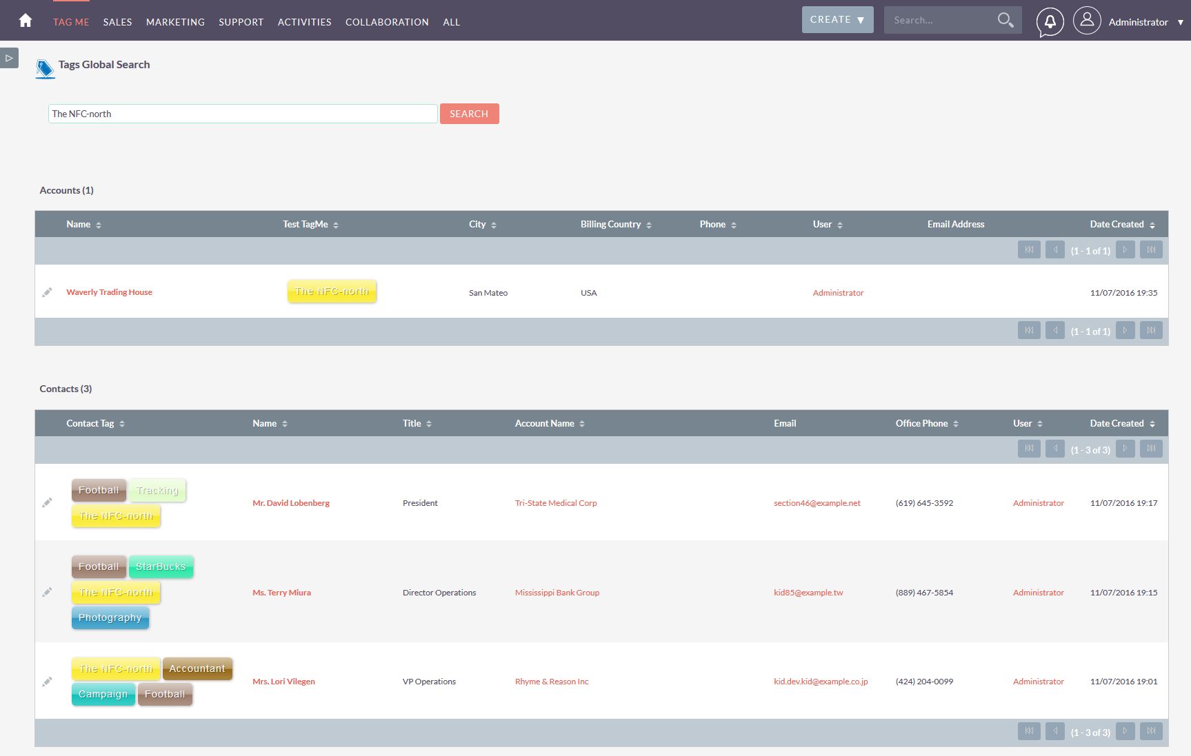 Search tags from global search SuiteCRM Search tags from global search SuiteCRM