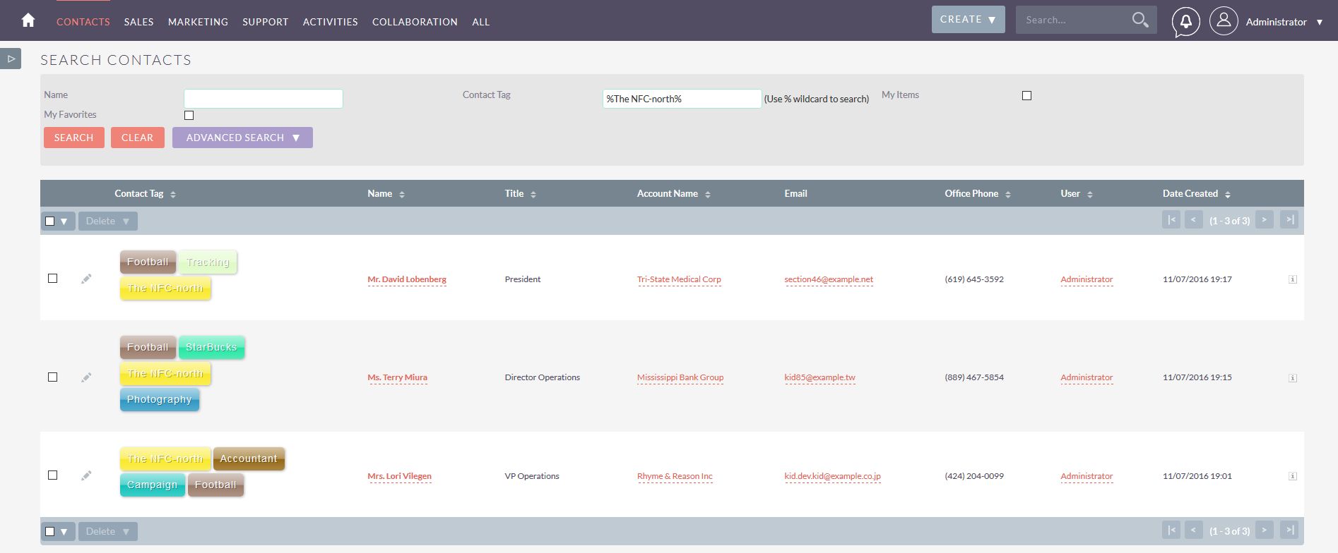 Search tags from Listview in SuiteCRM Search tags from Listview in SuiteCRM
