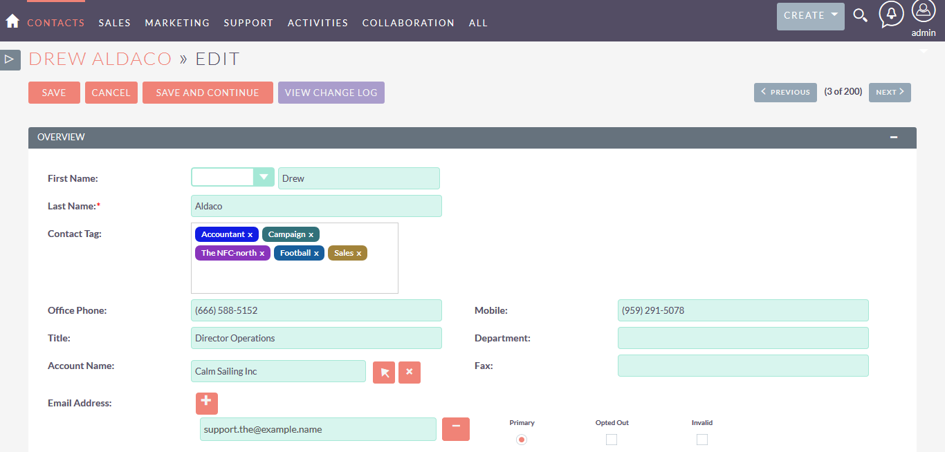 TagMe field in editview