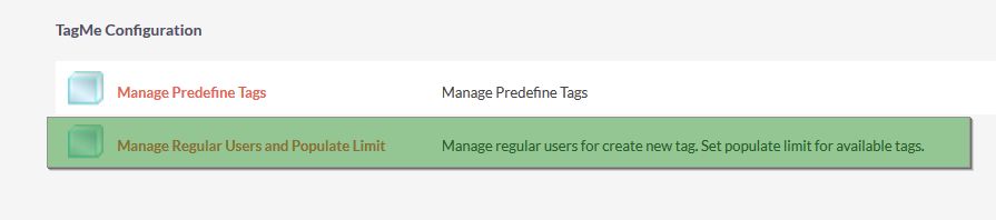 Manage users and populate limit