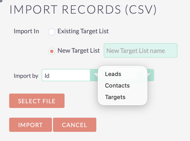 Import CSV