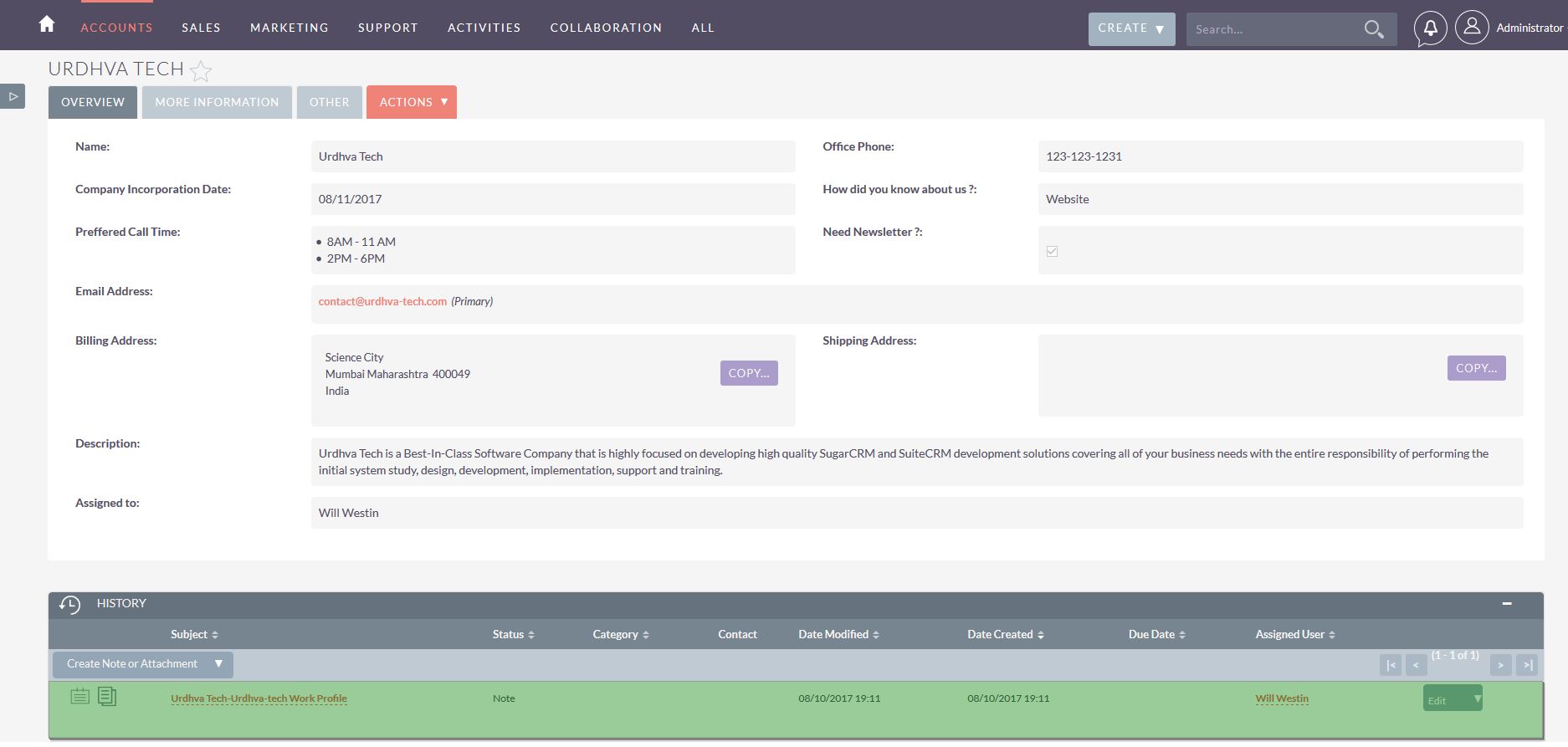 DetailView in CRM with security groups