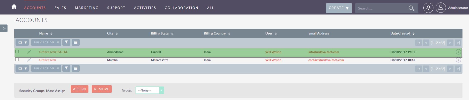 New record in CRM