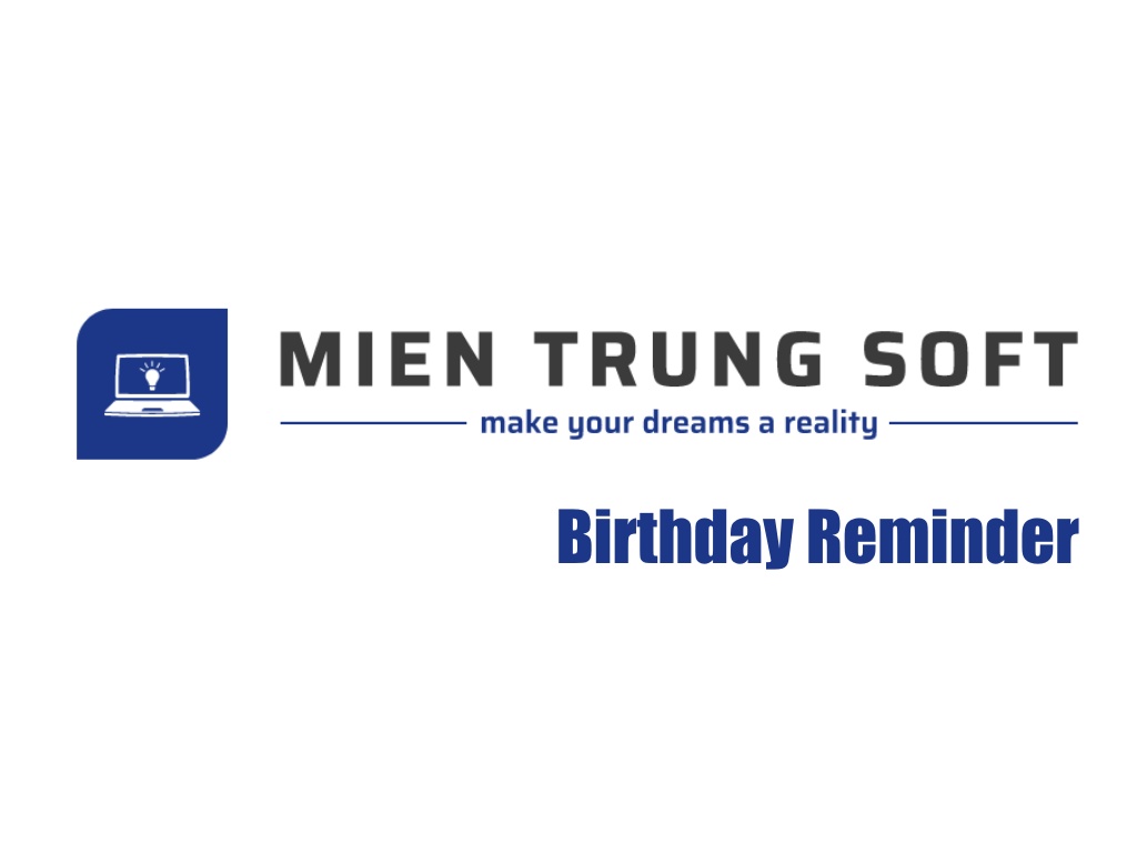 MTS Birthday Reminder Logo