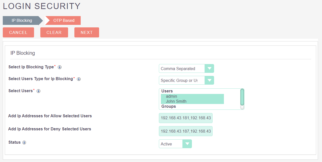 Login Security add-on for SuiteCRM OPT based login