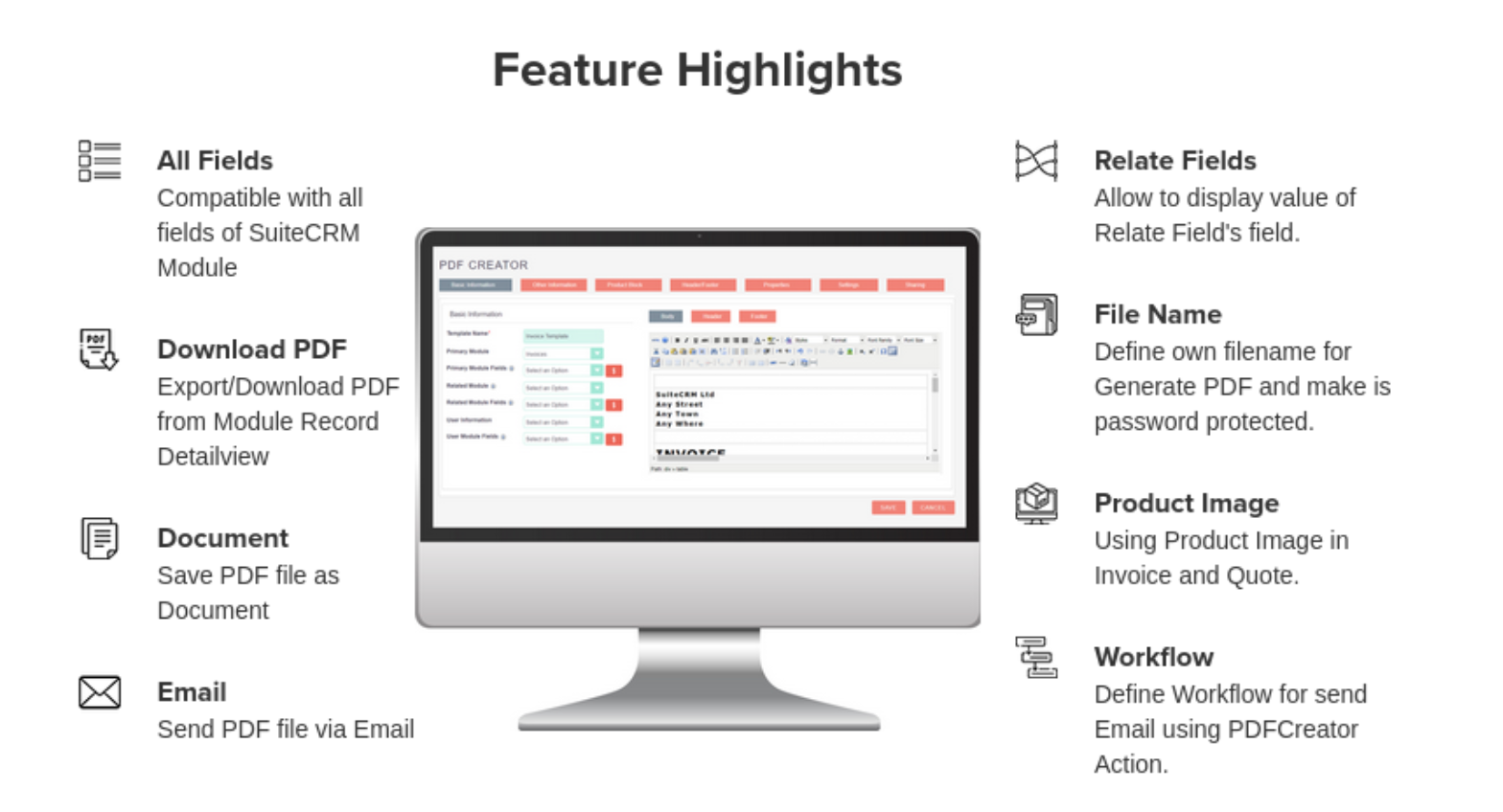 PDF Creator add-on for SuiteCRM