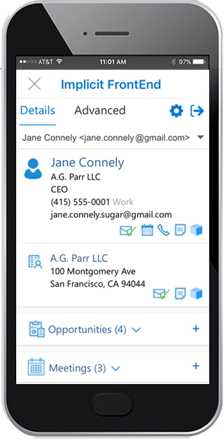 Outlook Plugin for iOS, Android & OWA for SuiteCRM