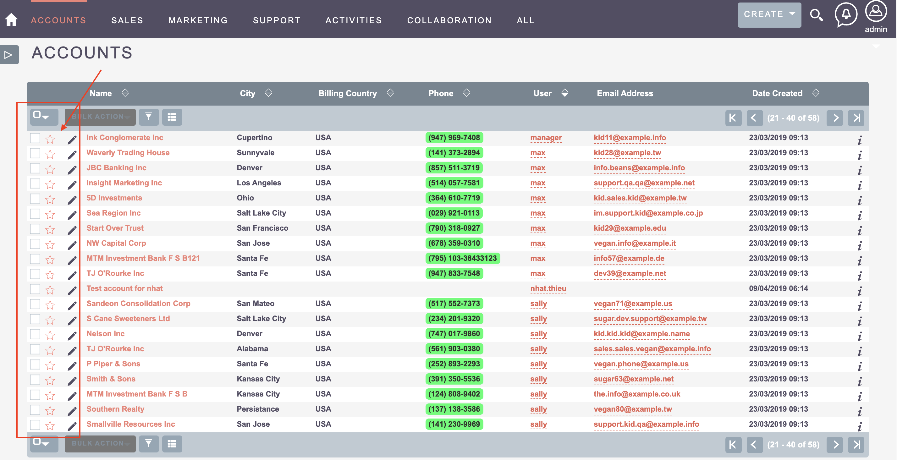 MTS Favorite Widget for SuiteCRM works in any module