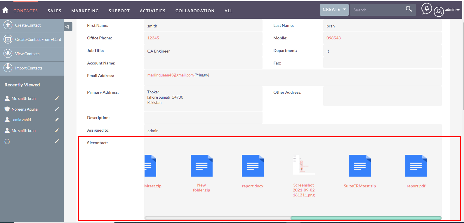 Multiple File Upload add-on for SuiteCRM