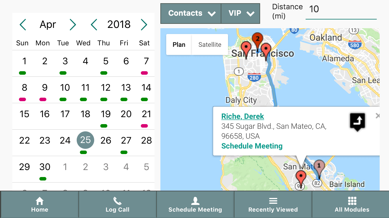 QuickCRM Meeting Planner