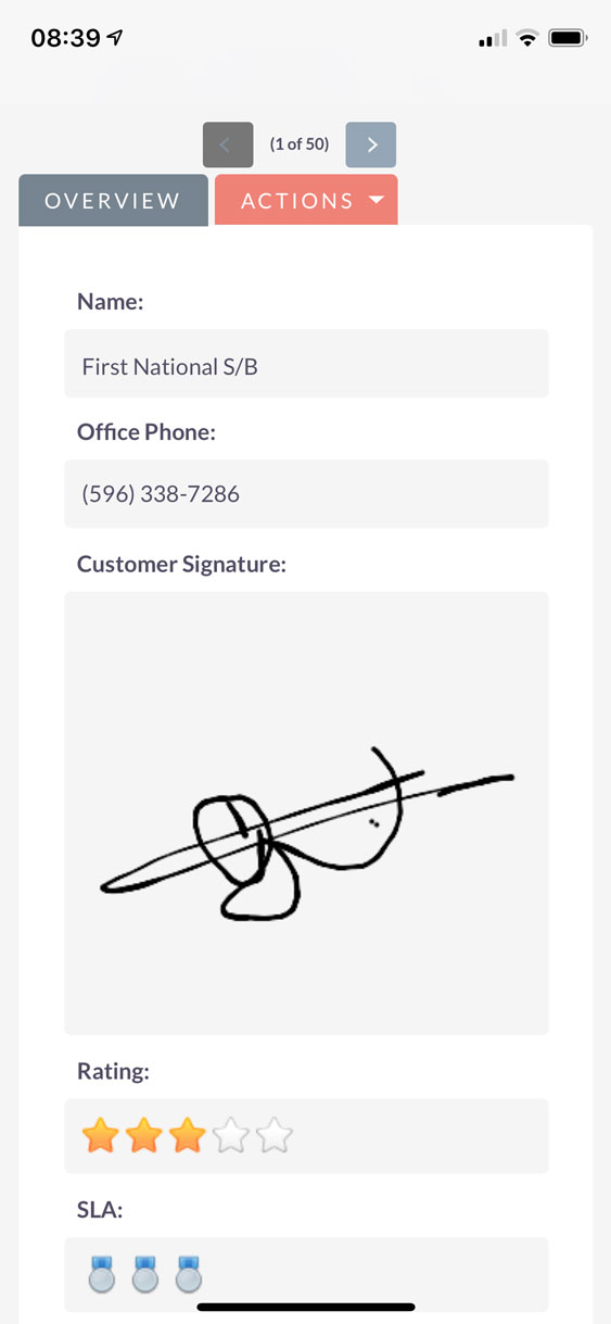 Accept Signature on Mobile in SuiteCRM
