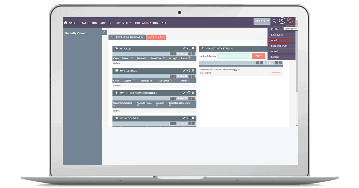 Slack Integration for SuiteCRM animated gif